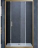 Душевая дверь Vincea Alpha 110 VDS-3AL110CLG профиль Брашированное золото стекло прозрачное