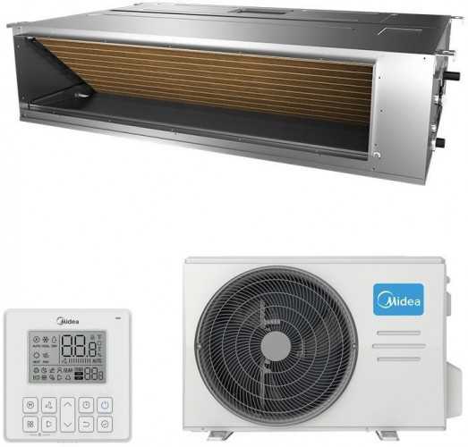 Канальный кондиционер Midea MTI-18HW1N1P-QB6 / MOX330U-18HN1-QB6 с зимним комплектом (-40)