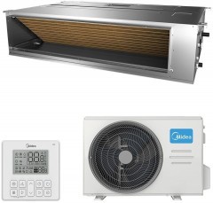 Канальный кондиционер Midea MTI-18HW1N1P-QB6 / MOX330U-18HN1-QB6 с зимним комплектом (-40)