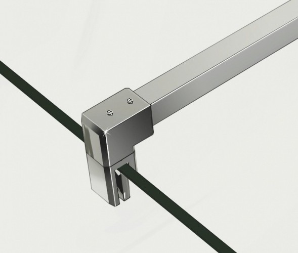 Душевая перегородка WeltWasser WW400 70G-1 10000006279 профиль Хром стекло прозрачное