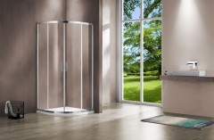 Душевой уголок Vincea Garda 90x90 VSQ-1G900CL профиль Хром стекло прозрачное