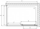 Душевой уголок Vincea Alpha 130x80 VSR-3AL8013CLG профиль Брашированное золото стекло прозрачное