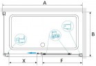 Душевой уголок RGW Passage PA-245 120x90 410824592-11 профиль Хром стекло прозрачное