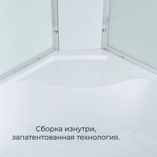 Душевая кабина EM5011LEDT прозрачная