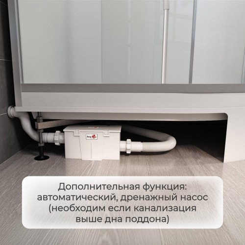 Душевая кабина EM5011LEDT прозрачная
