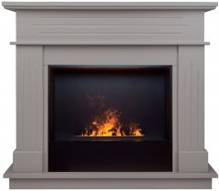 Электрокамин RealFlame Regent 26 BG кашемир с очагом 3D Cassette 630 Black Panel