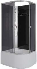 Душевая кабина Niagara Eco 100x80 L E100/80/40L/TN/BK без гидромассажа