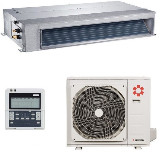 Канальный кондиционер Kentatsu KSKR105HFAN3P/KSUR105HFAN3 с зимним комплектом (-40)