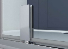 Душевой уголок Vincea Penta 100х100 VSP-3P100CLB профиль Черный стекло прозрачное