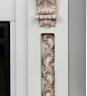 Электрокамин RealFlame Estella 25,5/26 WT белый дуб с золотой патиной с очагом 3D Helios 26