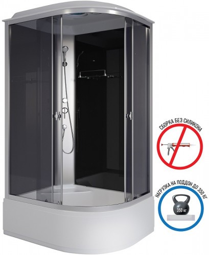 Душевая кабина Niagara Eco 100x80 L E100/80/40L/TN без гидромассажа