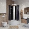 Душевая кабина Niagara Eco 100x100 E100/40/TN/BK без гидромассажа