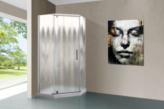 Душевой уголок Vincea Stresa 100x100 VSP-1S100CH профиль Хром стекло шиншилла