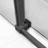 Душевой уголок Vincea Slim Soft 150x90 VSR-1SS9015CLGM профиль Вороненая сталь стекло прозрачное
