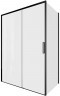 Душевой уголок Aquanet Pleasure Evo AE65-140x90-BT 140x90 324140 профиль Черный стекло прозрачное