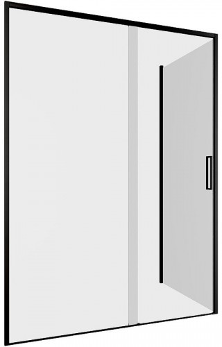Душевой уголок Aquanet Pleasure Evo AE65-140x90-BT 140x90 324140 профиль Черный стекло прозрачное