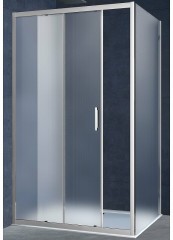 Душевой уголок Vincea Alpha 120x80 VSR-3AL8012MT профиль Хром стекло текстурное