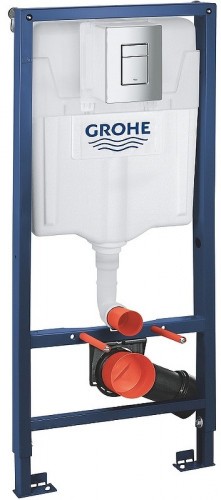 Комплект унитаза Niagara Vista NG-9301 с инсталляцией Grohe Rapid SL 38772001 с сиденьем Микролифт и клавишей смыва Хром