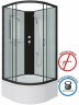 Душевая кабина Niagara Classic 100х100 NG-6709-14BK без гидромассажа