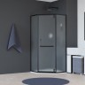 Душевой уголок RGW Hotel HO-084B 100х100 350608400-24 профиль Черный стекло матовое-сатинат