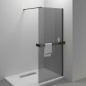 Душевая перегородка Vincea Walk-In HR 90 VSW-4HR900CGB профиль Черный матовый стекло тонированное