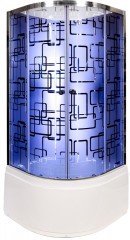 Душевая кабина Deto BМ4510 LED BLACK