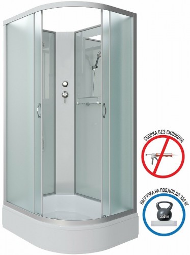 Душевая кабина Niagara Classic 90х70 L NG-33974-14LBK без гидромассажа
