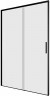 Душевая дверь Aquanet Pleasure Evo AE65-N120-BT 120 312537 профиль Черный стекло прозрачное