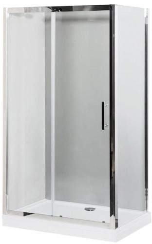 Душевой уголок Aquanet Delta NPE1131 140x80 профиль Хром, стекло прозрачное