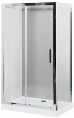 Душевой уголок Aquanet Delta NPE1131 140x80 профиль Хром, стекло прозрачное