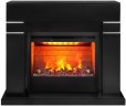 Электрокамин RealFlame Lindelse 26 BL черныйM черный с очагом 3D Helios 26