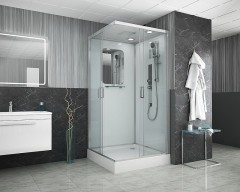 Душевая кабина Niagara Premium 100x100 NG-6002-01GQ с гидромассажем