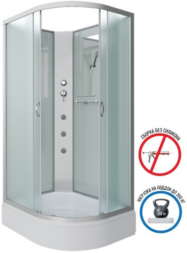 Душевая кабина Niagara Classic 110х90 L NG-33194-14LBKG с гидромассажем
