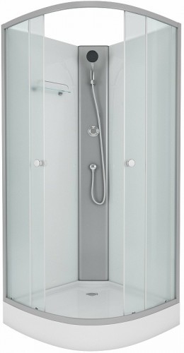Душевая кабина Niagara Eco 90x90 E90/13/MT/BK без гидромассажа