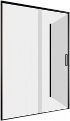 Душевой уголок Aquanet Pleasure Evo AE65-130x80-BT 130x80 324136 профиль Черный стекло прозрачное