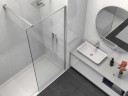 Душевая перегородка Vincea Walk-In 80 VSW-1HS800CL профиль Хром стекло прозрачное