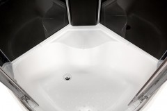 Душевая кабина Deto BМ4510 N LED с гидромассажем BLACK