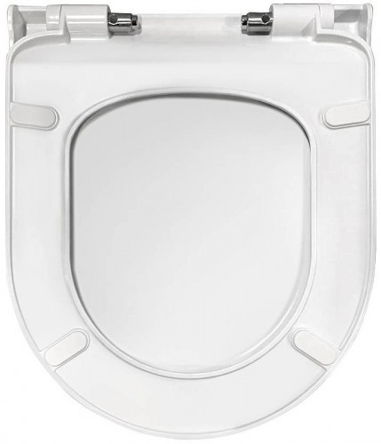 Комплект унитаза Berges Ego XL Rimless с инсталляцией Atom Line 043356 с сиденьем Микролифт и клавишей смыва Хром глянцевый