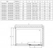 Душевой уголок Vincea Soft 120x90 VSR-3SO9012CLB профиль Черный стекло прозрачное