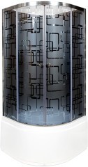 Душевая кабина Deto BМ4510 N без крыши BLACK