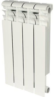 Биметаллический секционный радиатор отопления Rommer Profi Bm 350 (Bi 350-80-150) / 4 секции