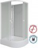 Душевая кабина Niagara Promo 90x70 L P90/70/26L/MT/BK без гидромассажа