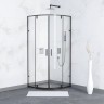 Душевой уголок RGW Classic CL-55B 80x80 72095588-14 профиль Черный стекло прозрачное