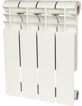 Биметаллический секционный радиатор отопления Rommer Profi Bm 500 (Bi 500-80-150) / 4 секции