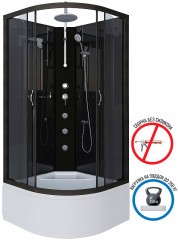Душевая кабина Niagara Classic 90x90 6508-14BKTG с гидромассажем