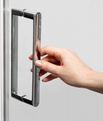 Душевой уголок WasserKRAFT Berkel 80x90 48P28 профиль Хром стекло прозрачное