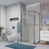 Душевой уголок Niagara Nova 110х80 NG-62-11A-A80 профиль Хром стекло прозрачное