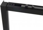 Душевой уголок Vincea Slim Soft 150x90 VSR-1SS9015CLB профиль Черный стекло прозрачное