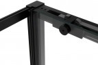 Душевой уголок Vincea Slim Soft 150x90 VSR-1SS9015CLB профиль Черный стекло прозрачное