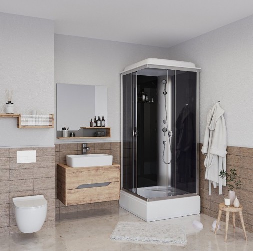 Душевая кабина Niagara Eco 90x90 E90/26Q/TN без гидромассажа